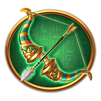 戰神賽特2雙刃權杖符號，中倍主題圖示與穩定連線符號。